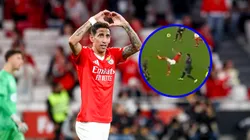 El festejo y la imagen de la chilena de Di María.