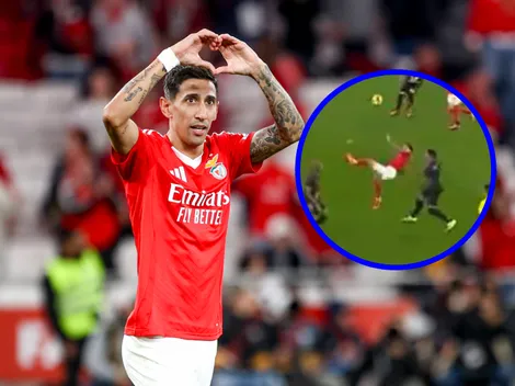 El golazo de chilena de Ángel Di María con Benfica que asombra al mundo: "Nivel Premio Puskás"