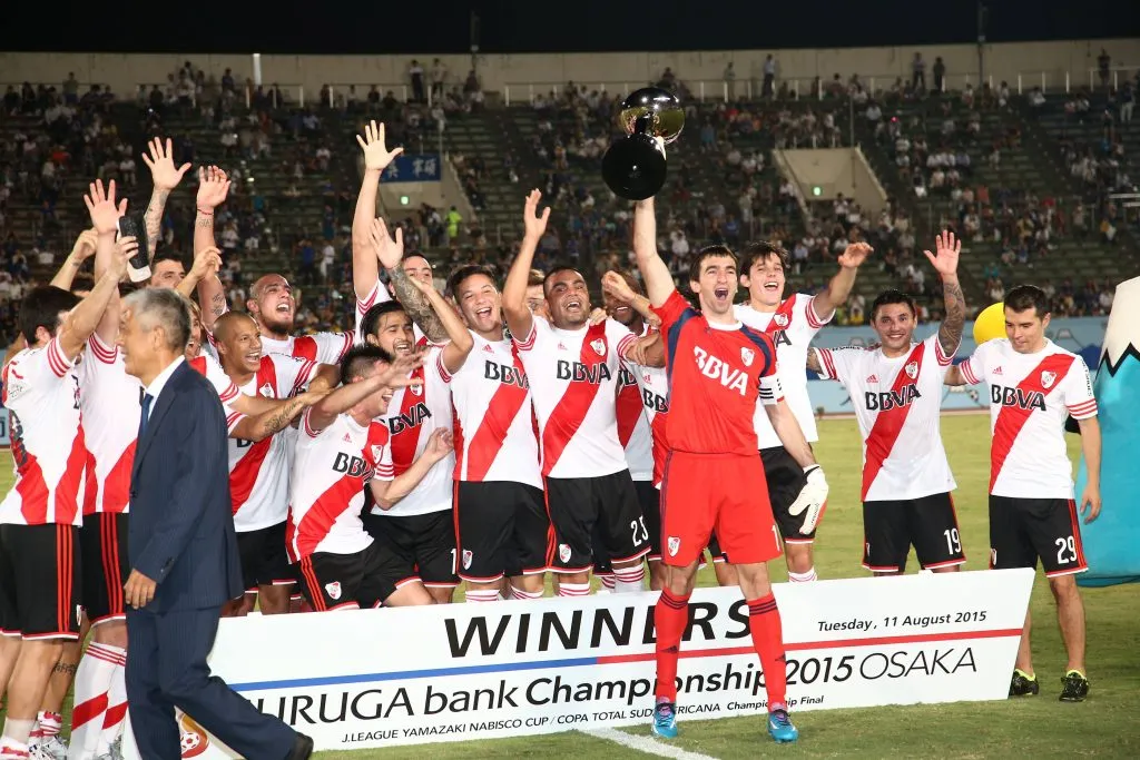 River se consagró campeón de la Suruga Bank en 2015. IMAGO
