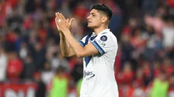 Claudio Aquino, en el partido entre Vélez Sarsfield e Independiente en la Copa Argentina 2024.