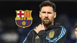 Lionel Messi y un guiño al Barcelona