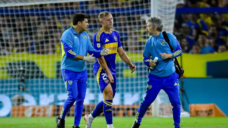 Barinaga se lesionó en la victoria de Boca