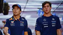 Sergio Pérez junto a Franco Colapinto.