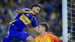 La reacción de Cavani al gol de Milton Giménez