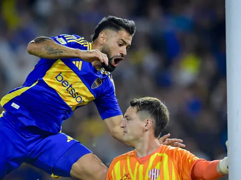 La reacción de Cavani al gol de Milton Giménez
