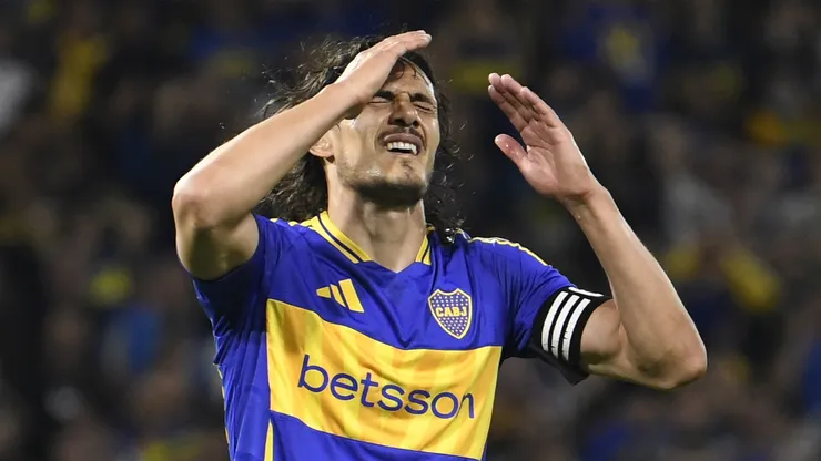 Edinson Cavani, delantero de Boca.