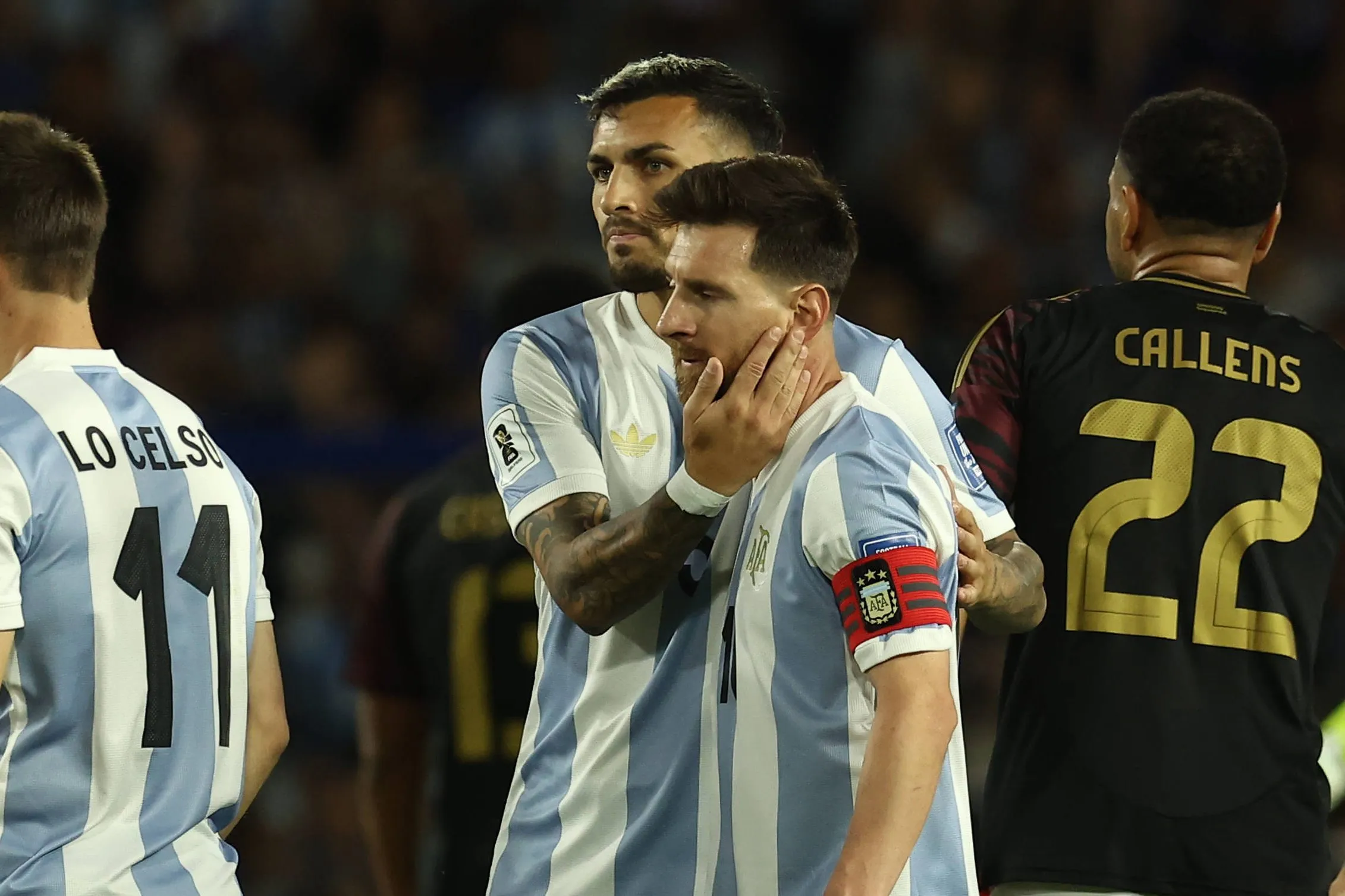 Leandro Paredes apenas jugó un minuto vs. Perú.