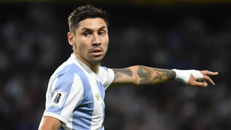 Gonzalo Montiel en la Selección Argentina.