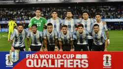 La formación de Argentina ante Perú.