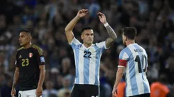 Lautaro Martínez le dio el triunfo a la Selección Argentina ante Perú