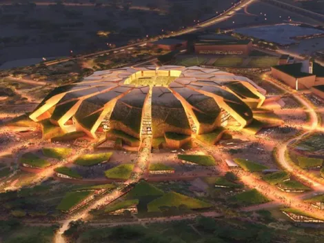 Mundial 2034: Arabia Saudita prepara un imponente estadio para 92 mil espectadores