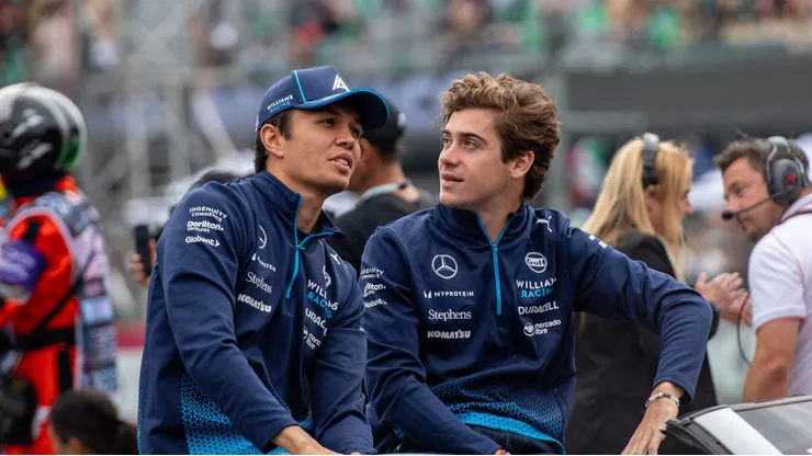Alex Albon y Franco Colapinto, pilotos de Williams.