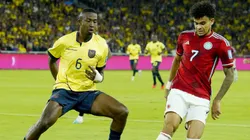 Ecuador y Colombia se enfrentan por las Eliminatorias.