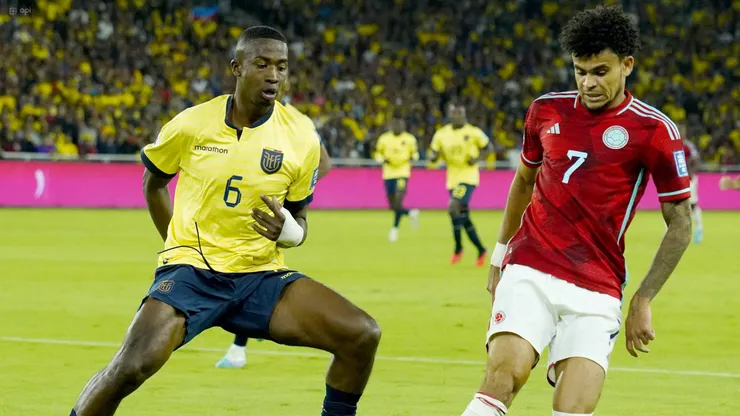 Ecuador y Colombia se enfrentan por las Eliminatorias.