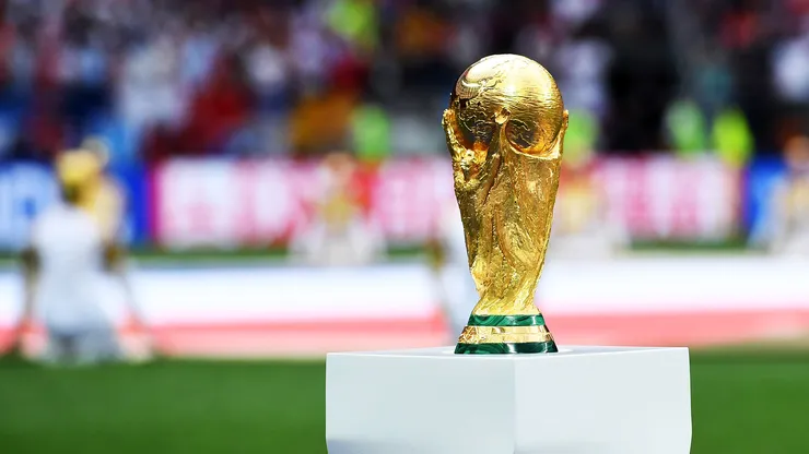 El trofeo de la Copa del Mundo de la FIFA.