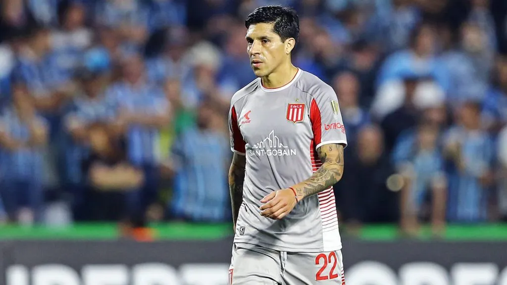 Enzo Pérez, actualmente en Estudiantes de La Plata.