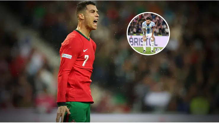 Cristiano Ronaldo convirtió un doblete contra Portugal.