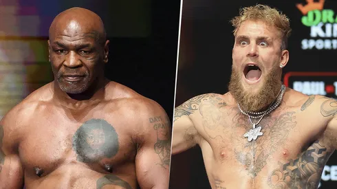 Mike Tyson vs. Jake Paul, se espera que sea una pelea impactante de boxeo. (Getty Images/Imago)