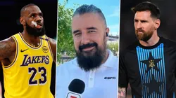 Álvaro Morales destrozó a Messi.