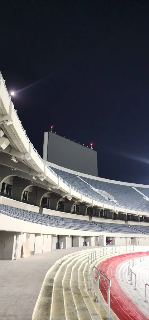 La nueva pantalla LED del Más Monumental. (Foto: Obras River).