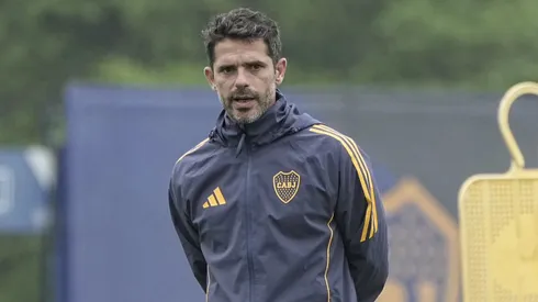 Fernando Gago, el DT de Boca.