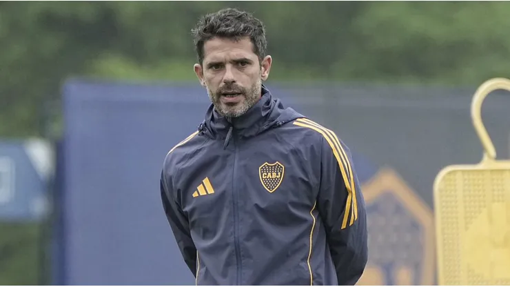 Fernando Gago, el DT de Boca.