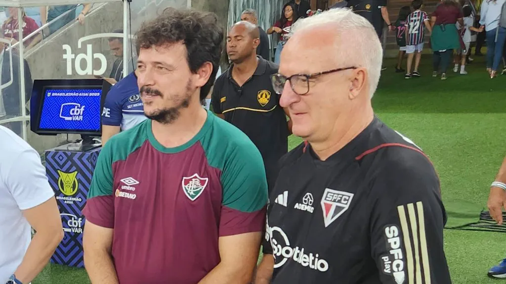 Fernando Diniz y Dorival Júnior, ambos ex jugadores de Guaraní (IMAGO / TheNews2).