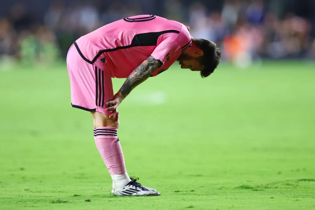 La decepción de Messi por la eliminación en la MLS.