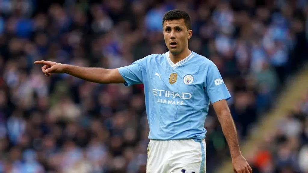 Rodri, el líder que falta en el mediocampo del City, no volverá a jugar esta temporada. IMAGO