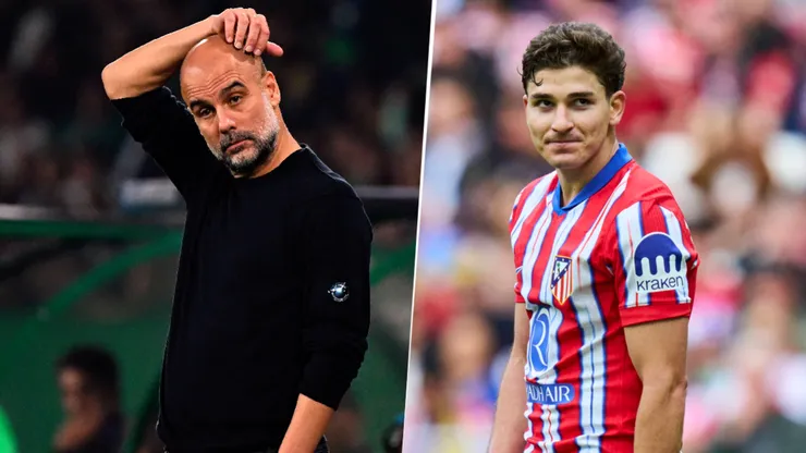 A Pep Guardiola le vendría bien Julián Álvarez en estos momentos.