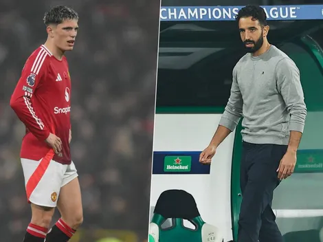 Ruben Amorim ya trabaja para potenciar a Alejandro Garnacho en el Manchester United