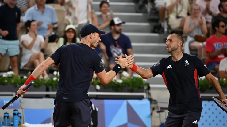 Andy Murray en los Juegos Olímpicos de París 2024.