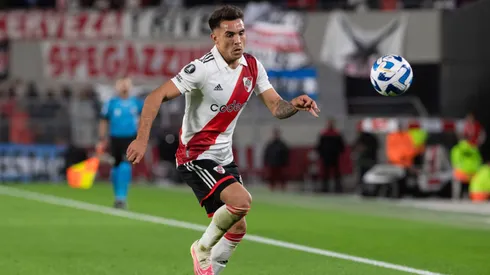 Enzo Díaz durante un partido de River.