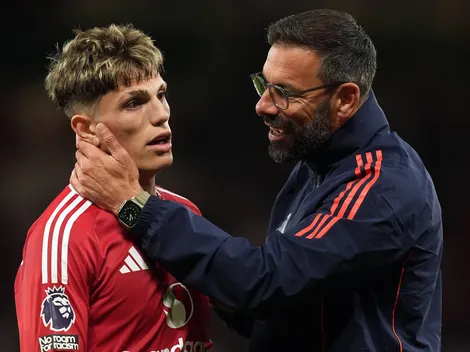 El mensaje de Alejandro Garnacho a Ruud Van Nistelrooy tras su salida de Manchester United