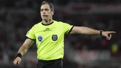 Fernando Echenique, el árbitro de Boca vs. Argentinos Juniors.