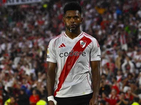 Alarma en River con Miguel Borja: sufrió un golpe y es duda para jugar ante Independiente