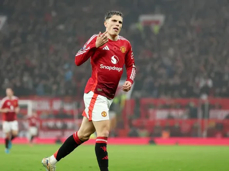 Garnacho marcó un golazo para la goleada de Manchester United