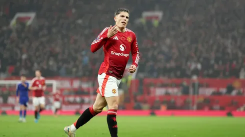 Garnacho marcó un golazo para la goleada de Manchester United