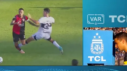 Zunino expulsó a dos jugadores tras revisar una jugada en el VAR.