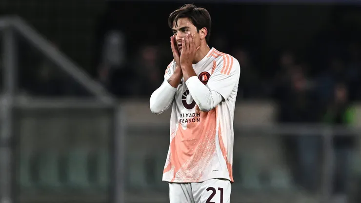 Paulo Dybala y un mal momento en Roma.