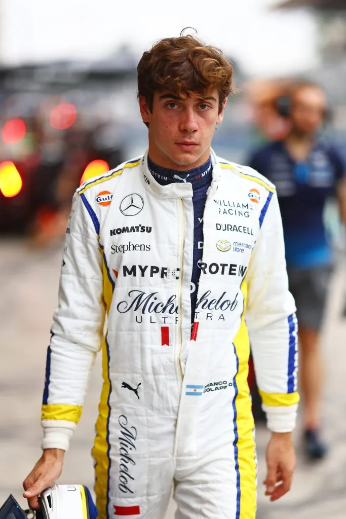 Colapinto en la previa del Gran Premio de Interlagos (Getty)