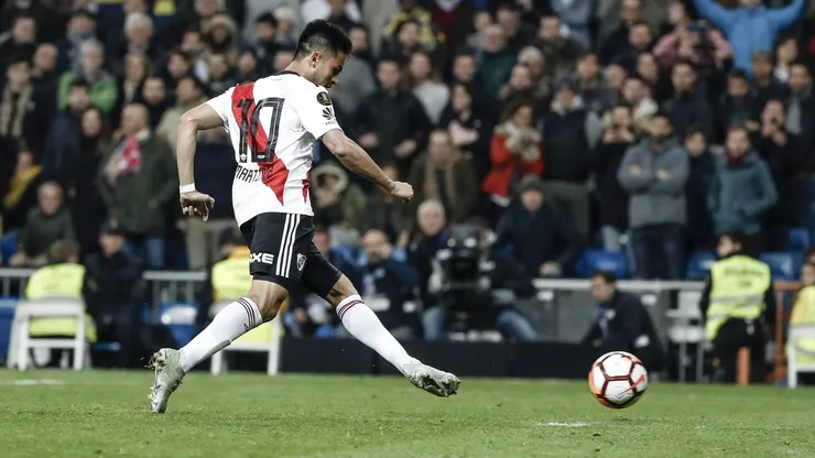 Gonzalo Martínez definiendo con el arco vacío.
