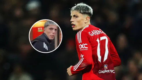 Garnacho se cruzó con un streamer