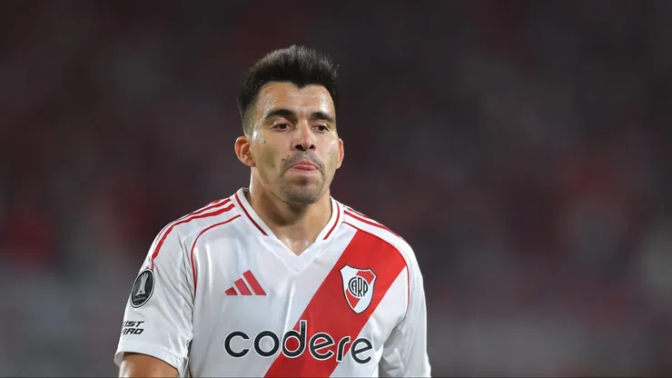 Marcos Acuña con la camiseta de River.
