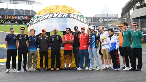 Los pilotos de la Fórmula 1 durante el fin de semana del GP de Brasil.