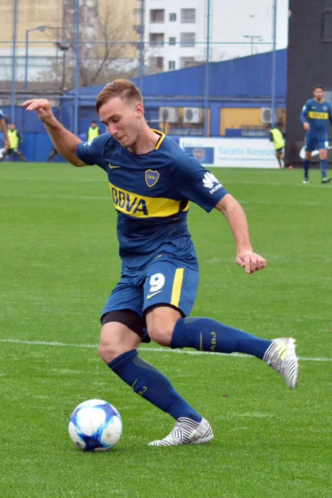 Matías Roskopf en su paso por Boca.