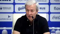 Fabián Berlanga, presidente de Vélez.