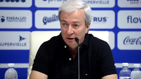 Fabián Berlanga, presidente de Vélez.