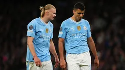Haaland y Rodri, jugadores de Manchester City.