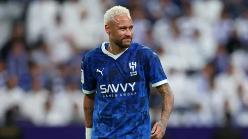 Las lesiones no han ayudado a Neymar en Al Hilal (Getty Images).